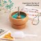 Bead Spinner for Jewelry Making, Effortless Rotating Wooden Clay Bead Spinner with 2 Big Eye Beading Needles and 3000 Seed Beads, Beading Supplies for Making Waist, Bracelets, Necklace
